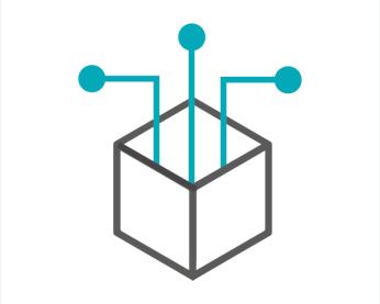 Image of information and data in a box