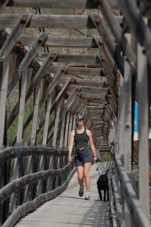 Canol Road Suspension bridge