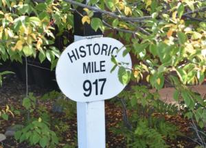 Historic milepost 917