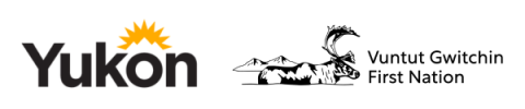 Logos for Government of Yukon and Vuntut Gwitchin First Nation