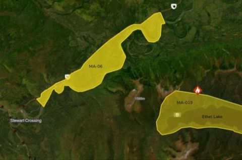 updated June 29, 2025 - Evacuation Alert - East of the Silver Trail between kilometers 04 and 24, all properties along the Silver Trail Highway