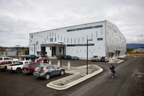 The new Whitehorse Gymnastics and Climbing Facility