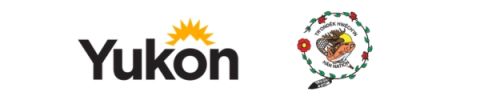 Logos for Tr’ondëk Hwëch’in Government and the Government of Yukon.