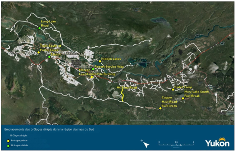 Southern Lakes prescribed burning sites