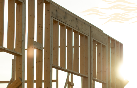 wood frame building