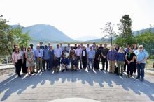 Global Affairs Canada's northern diplomatic tour delegation in Carcross