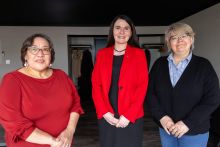 Minister Nakashuk of Nunavut, Minister McLean of the Yukon and Minister Kuptana of the Northwest Territories