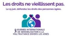 Logo de la Journée mondiale de sensibilisation à la maltraitance des personnes âgées