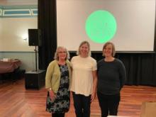Anne Morgan, Caroline Sparks and Jenyfer Neumann. Photo credit: Janna Tait.