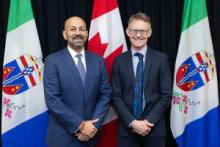 Yukon Premier Ranj Pillai, along with Dr. Brendan Hanley, Member of Parliament for the Yukon announced a joint investment to explore the feasibility of creating a Canadian Institute for Arctic Security in the Yukon.