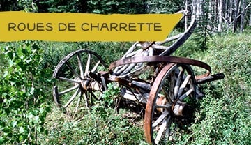 Image de roues de charrette