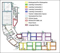 Whistle Bend Elementary level 1 floorplan