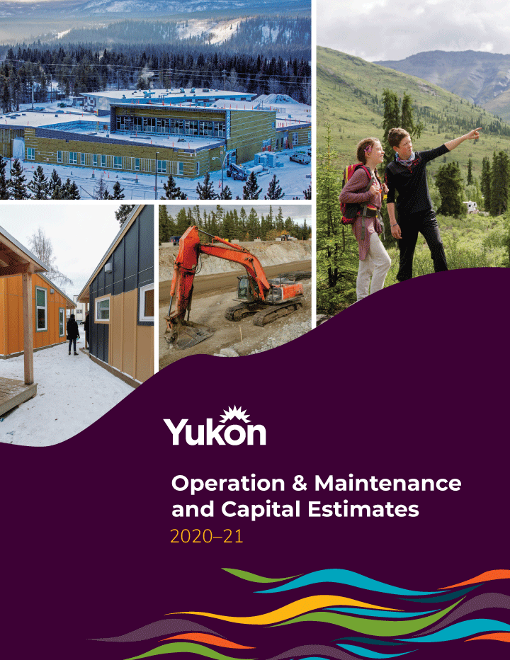 Cover image of the Government of Yukon's 2020–21 Budget