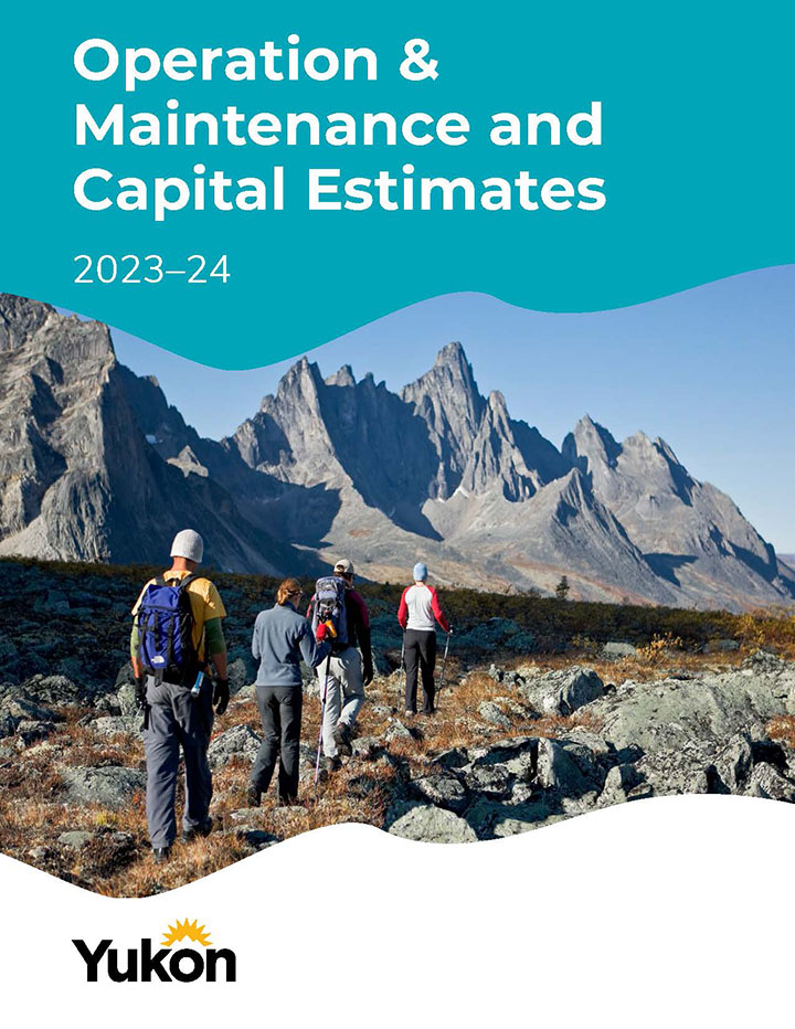 Cover image of the Government of Yukon's 2023–24 Budget