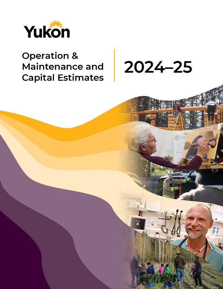 Cover image of the Government of Yukon's Budget 2024–25