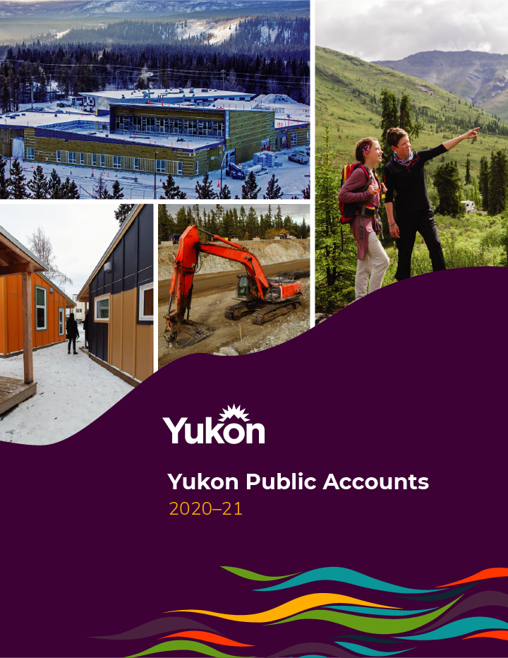 Cover image of the Government of Yukon's 2020–21 Yukon Public Accounts