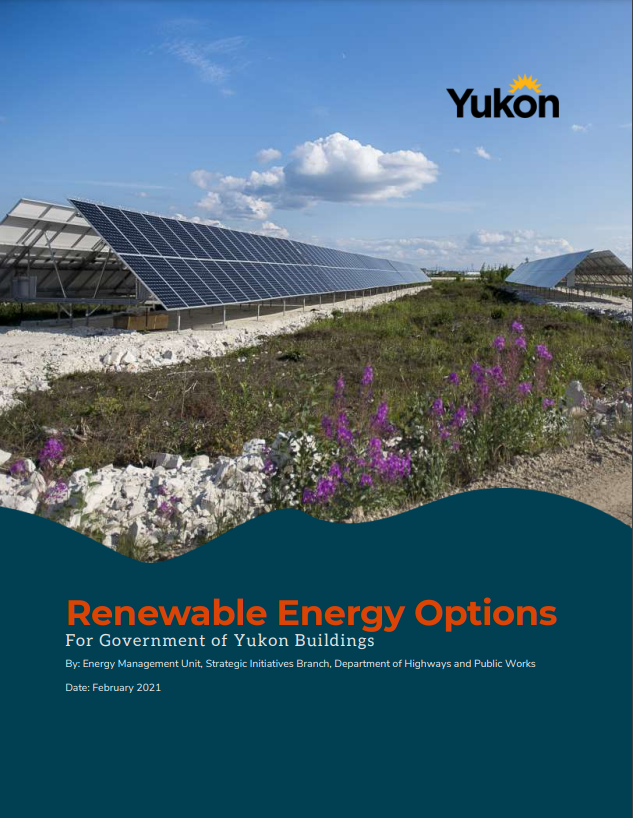 Renewable energy options for Government of Yukon buildings - linked document