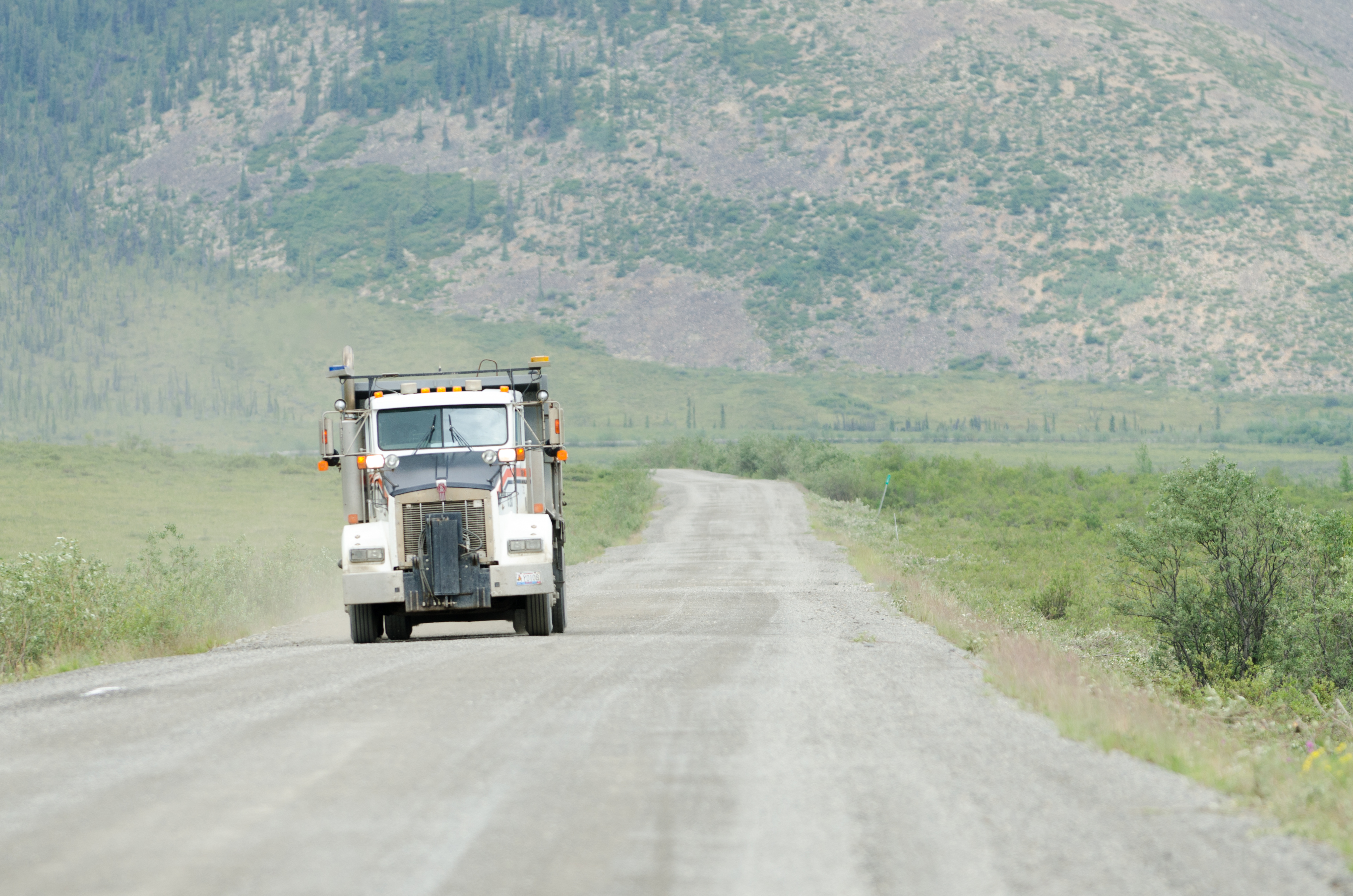 The Dempster Highway has a gravel surface.