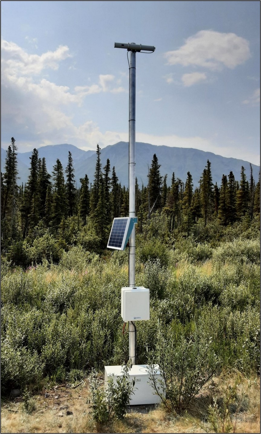 A traffic classifier radar - an example of one of our Traffic Monitoring Systems.