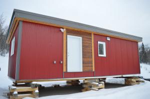 Participants build skills with tiny home construction project