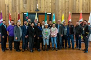 The leaders met at the Kwanlin Dün Cultural Centre in Whitehorse for the fourth Yukon Forum of 2019.