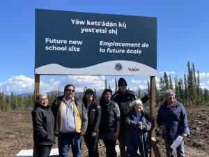 Kluane First Nation and the Government of Yukon celebrate partnership and progress of the Kêts’ádań Kų̀ site at Burwash Landing today. 