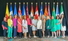 Ministers who attended the 41st Annual Meeting of Federal/Provincial/Territorial Ministers responsible for the Status of Women, August 1-2, 2023, Charlottetown, Prince Edward Island, Mi’kma’ki, the traditional territory of the Mi’kmaq people.