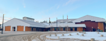 After - Exterior of Elijah Smith Elementary School March 2024. Photo courtesy of Yukon Government