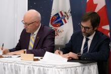 Signing the Canada–Yukon Nature Agreement