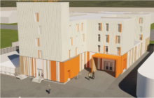 The Hearth is a 67-unit permanent supportive housing project that will transform the former Coast High Country Inn into safe and affordable housing for a mixed demographic of individuals experiencing or at risk of experiencing homelessness.
