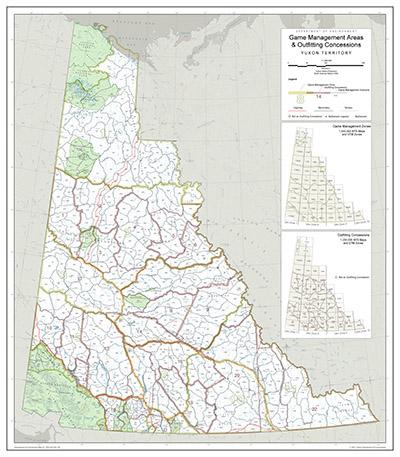 Game Management Areas (Yukon-wide) pdf wall map preview