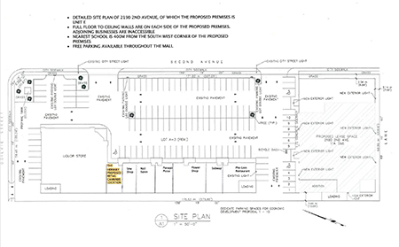 Site plan for The Herbary, item #19-07